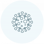 icon of a coronavirus (Covid-19)